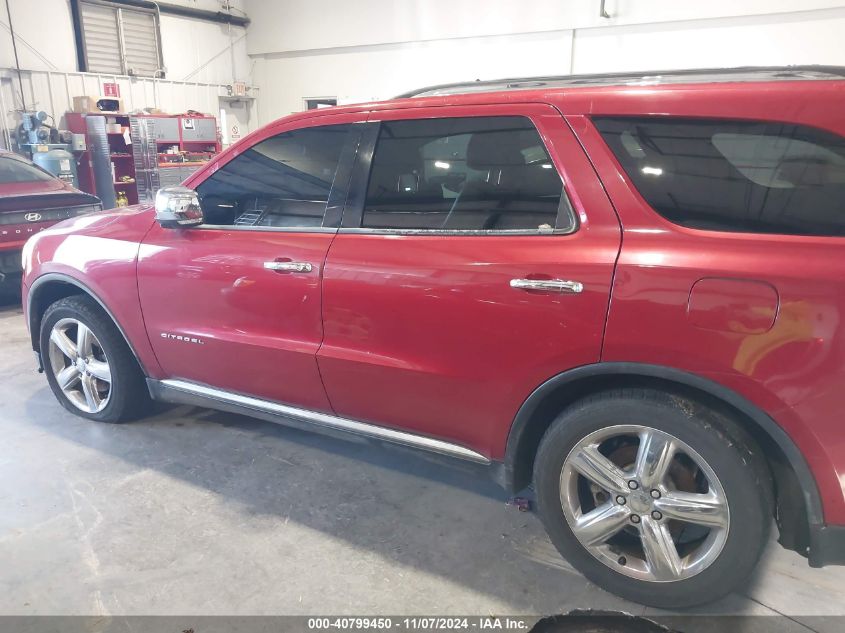 2011 Dodge Durango VIN: 1D4RB5GG6BC613627 Lot: 40799450