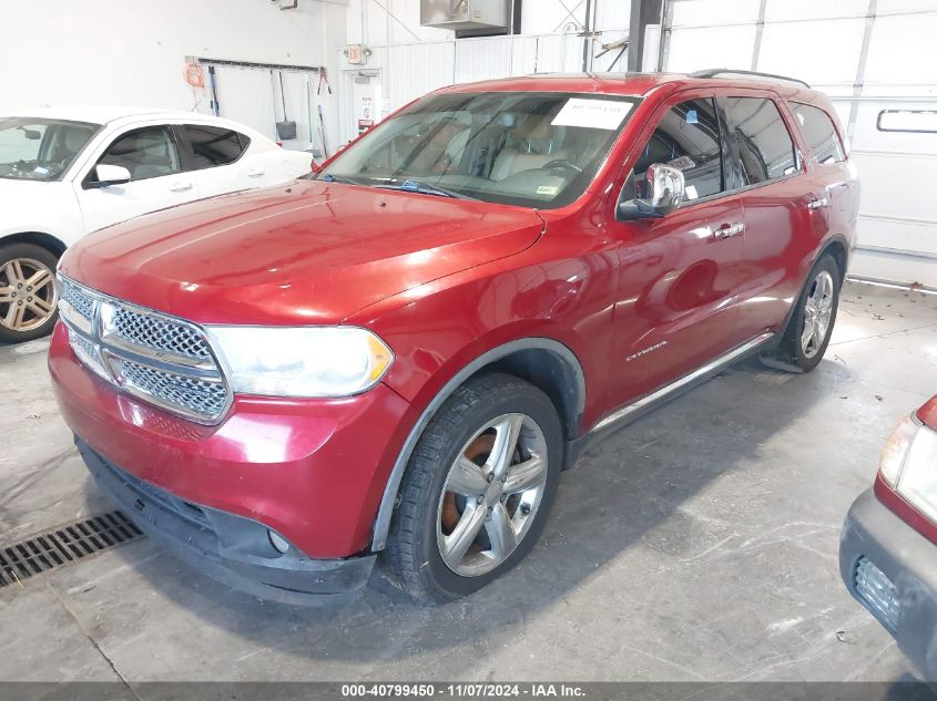 2011 Dodge Durango VIN: 1D4RB5GG6BC613627 Lot: 40799450