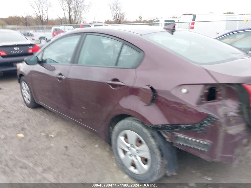 2018 Kia Forte Lx VIN: 3KPFL4A78JE248185 Lot: 40799477