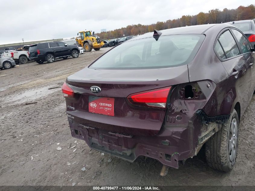 2018 Kia Forte Lx VIN: 3KPFL4A78JE248185 Lot: 40799477