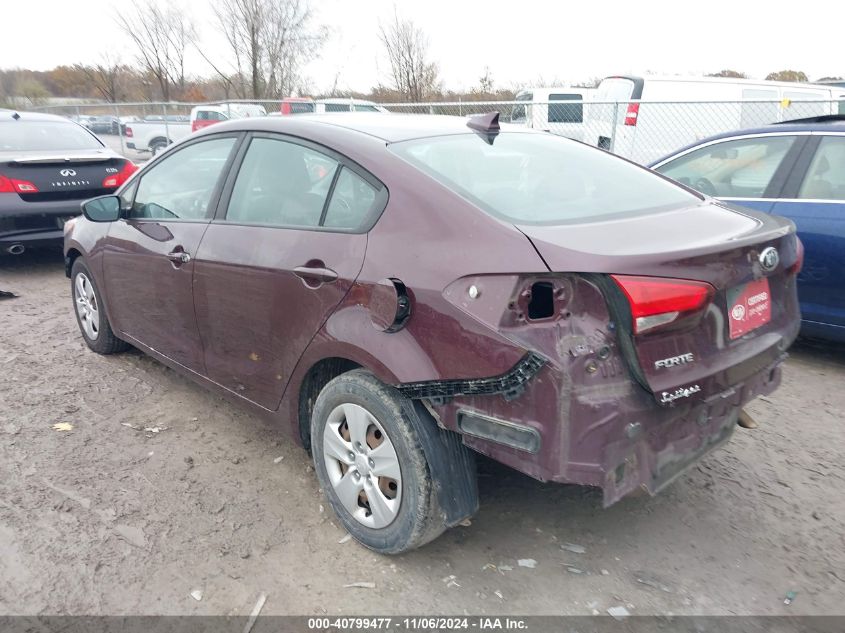 2018 Kia Forte Lx VIN: 3KPFL4A78JE248185 Lot: 40799477