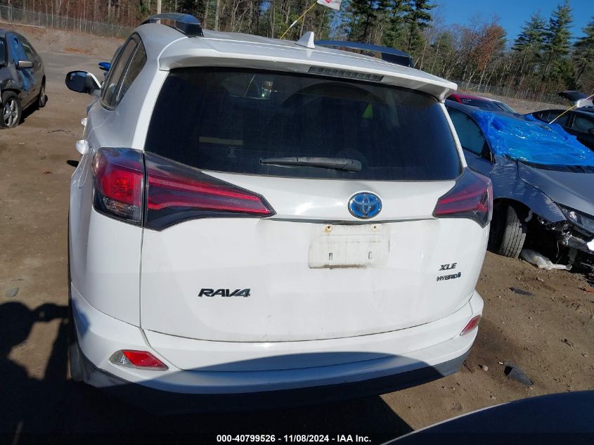 2018 Toyota Rav4 Hybrid Xle VIN: JTMRJREV0JD189210 Lot: 40799526