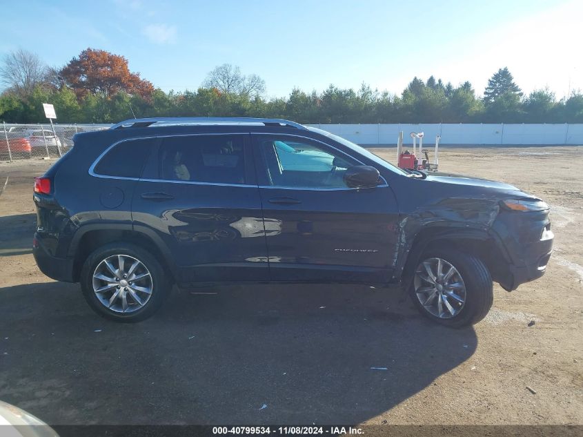 2018 Jeep Cherokee Limited 4X4 VIN: 1C4PJMDXXJD617006 Lot: 40799534