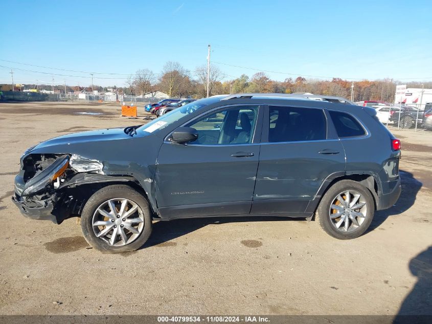 2018 Jeep Cherokee Limited 4X4 VIN: 1C4PJMDXXJD617006 Lot: 40799534