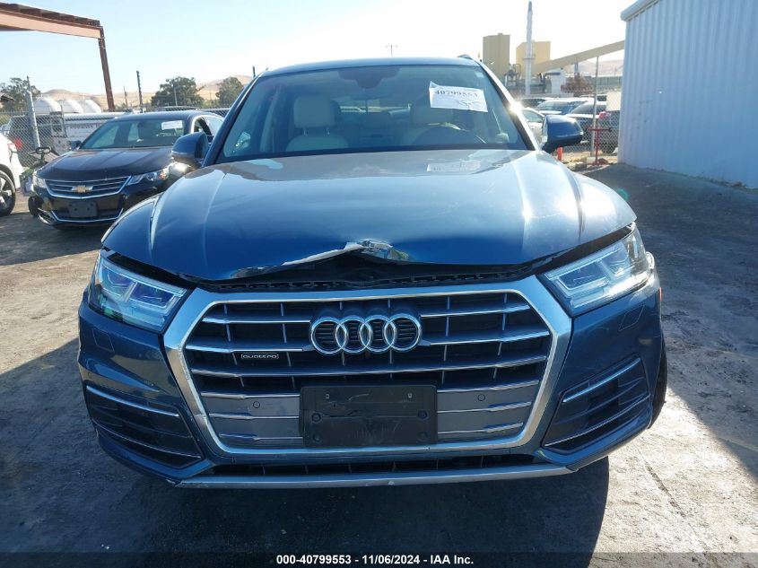 2018 Audi Q5 2.0T Premium/2.0T Tech Premium VIN: WA1BNAFY8J2212660 Lot: 40799553