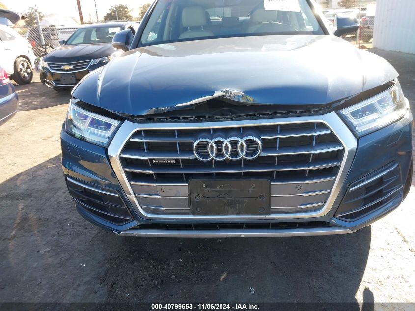 2018 Audi Q5 2.0T Premium/2.0T Tech Premium VIN: WA1BNAFY8J2212660 Lot: 40799553