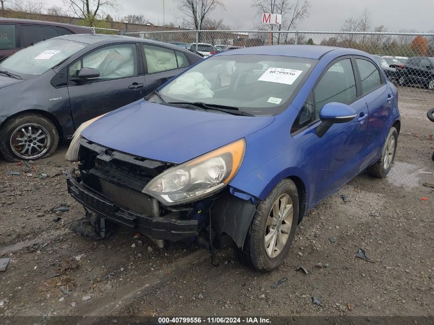 VIN KNADN5A34D6231069 2013 KIA Rio, EX no.2