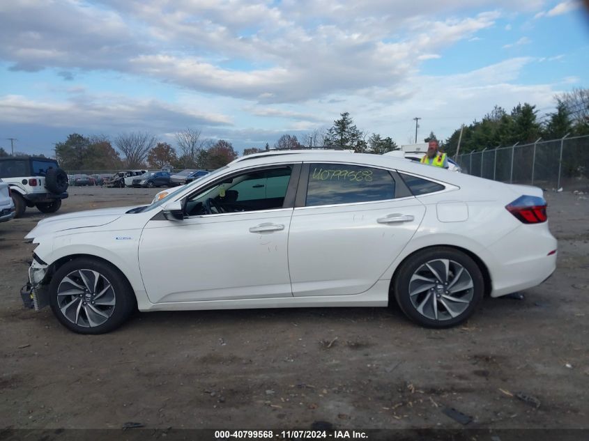 2019 Honda Insight Touring VIN: 19XZE4F90KE020328 Lot: 40799568