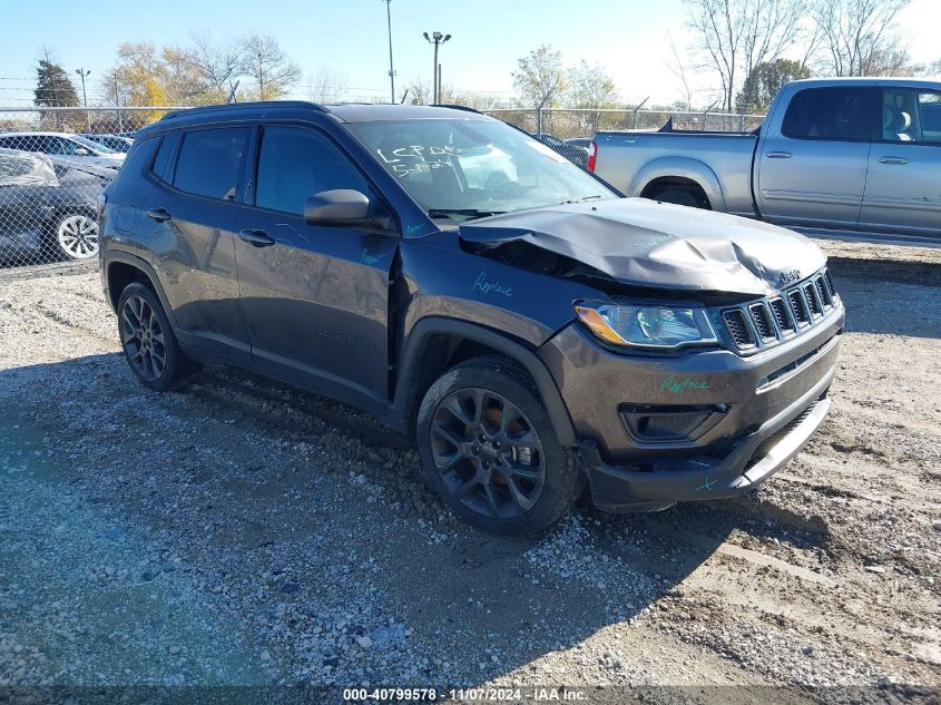 2021 Jeep Compass 80Th Anniversary 4X4 VIN: 3C4NJDEB0MT529025 Lot: 40799578