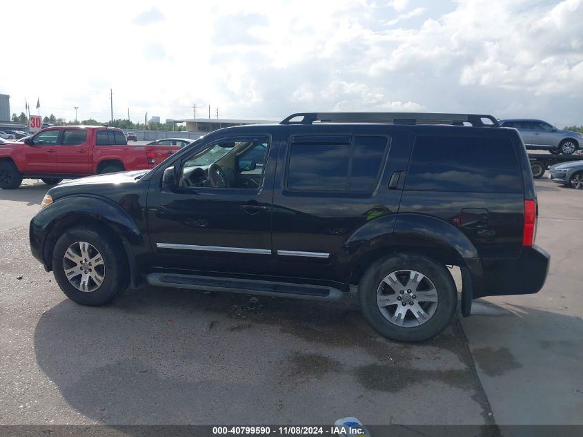 2011 Nissan Pathfinder Silver VIN: 5N1AR1NN9BC613266 Lot: 40799590