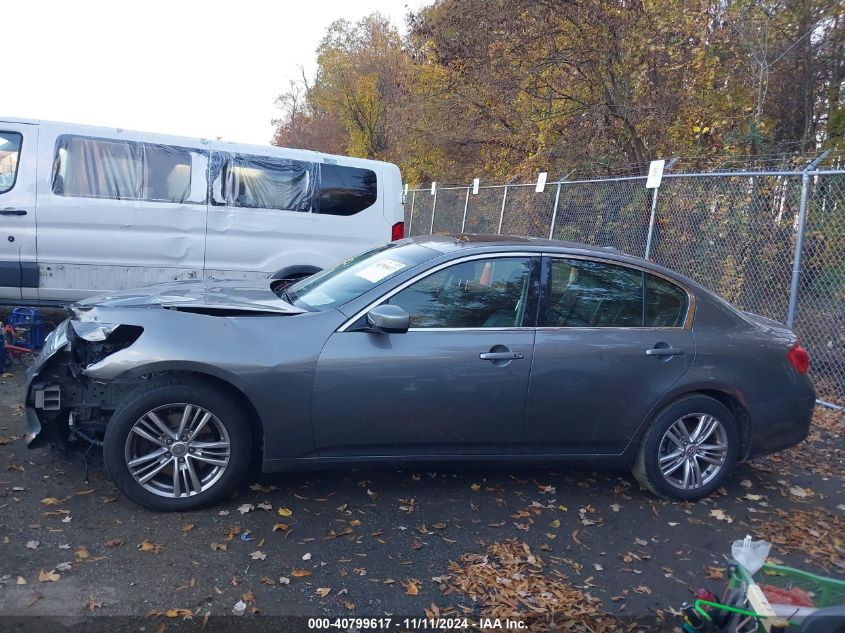 2013 Infiniti G37X VIN: JN1CV6AR8DM754649 Lot: 40799617