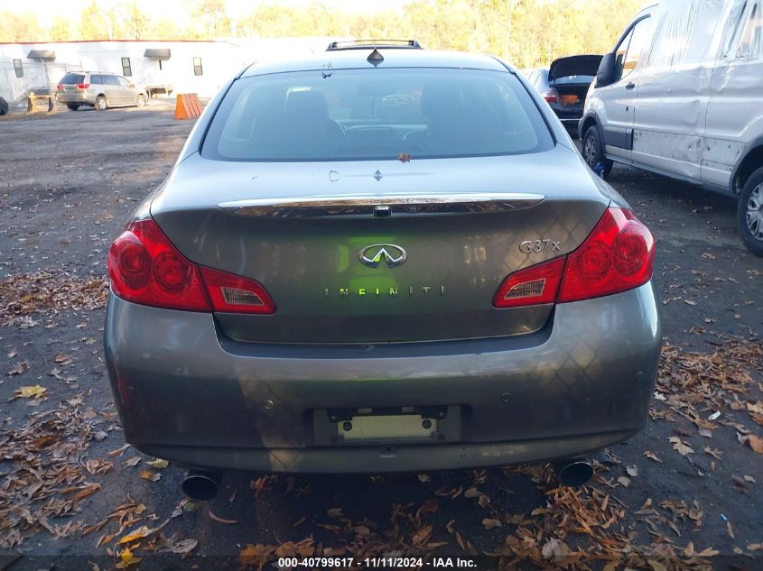 2013 Infiniti G37X VIN: JN1CV6AR8DM754649 Lot: 40799617