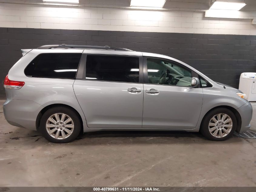 2014 Toyota Sienna Xle/Limited VIN: 5TDDK3DC6ES086937 Lot: 40799631