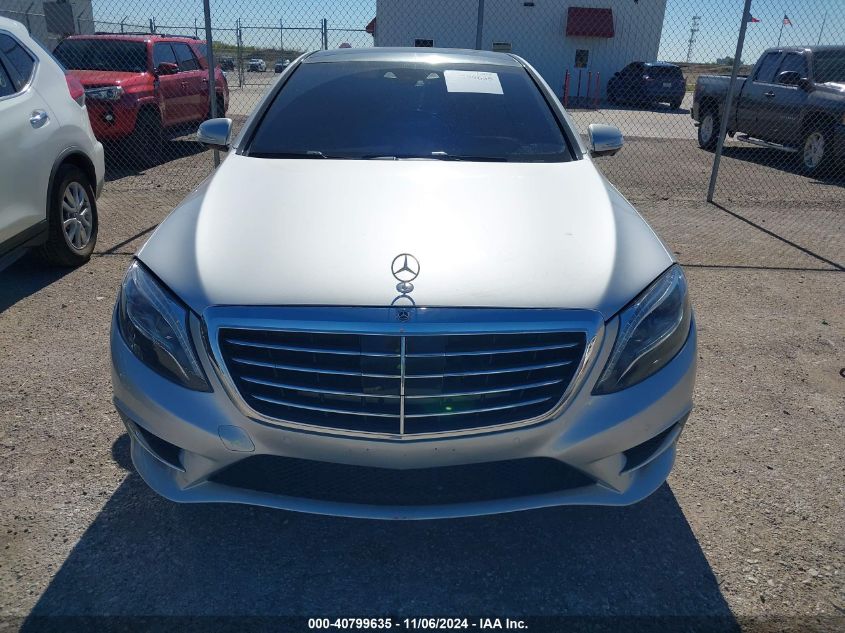 2015 Mercedes-Benz S 550 4Matic VIN: WDDUG8FB6FA129129 Lot: 40799635