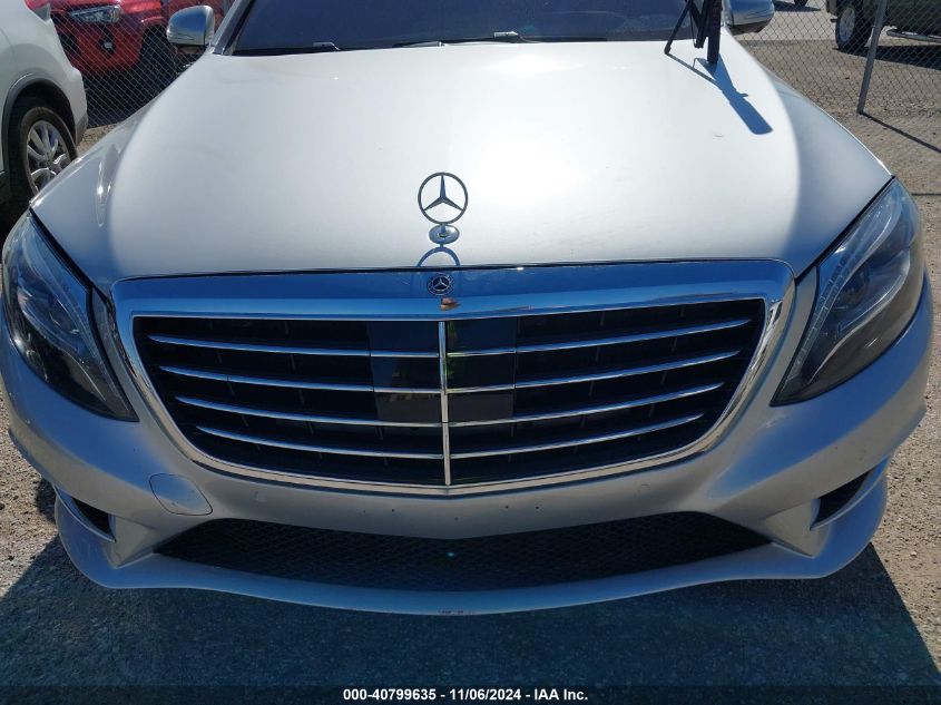 2015 Mercedes-Benz S 550 4Matic VIN: WDDUG8FB6FA129129 Lot: 40799635