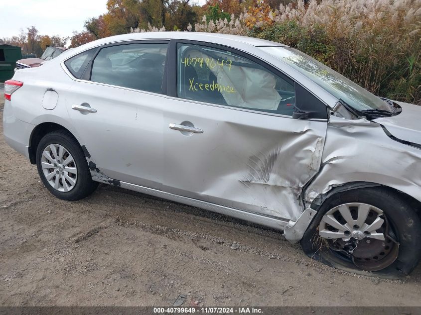 2015 Nissan Sentra S VIN: 3N1AB7AP7FY313406 Lot: 40799649