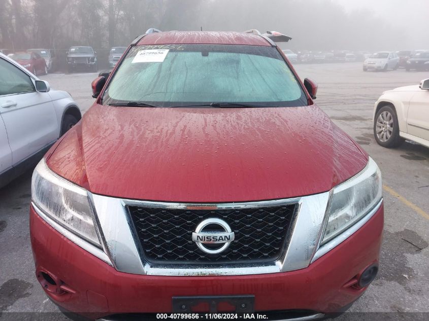 2013 NISSAN PATHFINDER VIN: 5N1AR2MM6DC640832