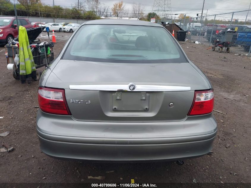 2004 Mercury Sable Ls Premium VIN: 1MEFM55S34G611755 Lot: 40799686