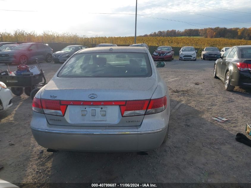 2010 Hyundai Azera Limited VIN: KMHFC4DF1AA449718 Lot: 40799687