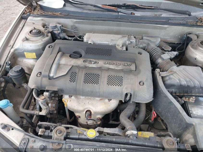 2005 Hyundai Elantra Gls/Gt VIN: KMHDN46D65U989793 Lot: 40799701