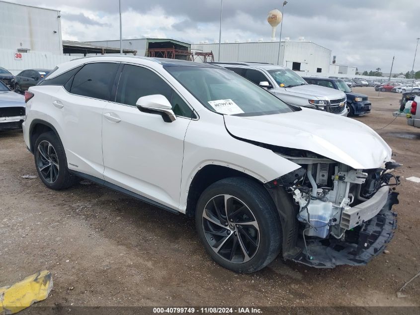 VIN 2T2BGMCA1JC024374 2018 Lexus RX, 450H no.1