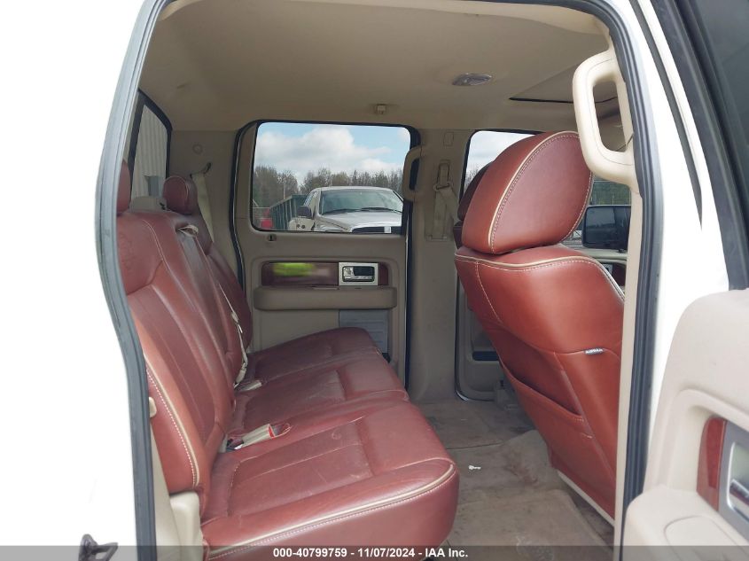 2009 Ford F-150 Fx4/King Ranch/Lariat/Platinum/Xl/Xlt VIN: 1FTPW14VX9KB75382 Lot: 40799759