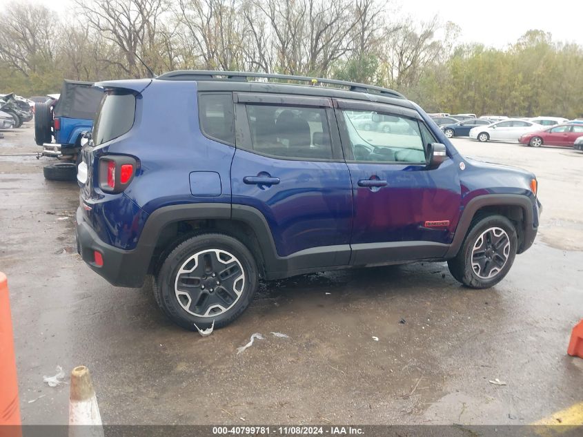 2016 Jeep Renegade Trailhawk VIN: ZACCJBCTXGPC54704 Lot: 40799781