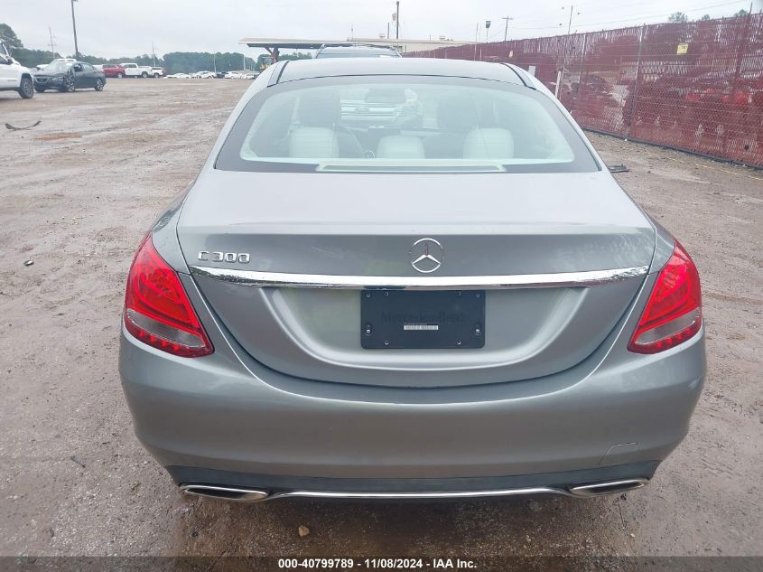 2016 Mercedes-Benz C 300 VIN: 55SWF4JB7GU159690 Lot: 40799789