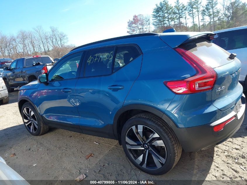 2024 Volvo Xc40 B5 Plus Dark Theme VIN: YV4L12UL7R2310610 Lot: 40799805