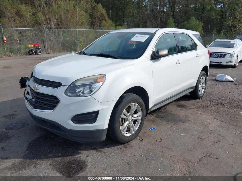 VIN 2GNALBEK2H1606022 2017 CHEVROLET EQUINOX LS