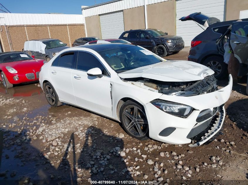 2019 Mercedes-Benz A 220 VIN: WDD3G4EB5KW007140 Lot: 40799840