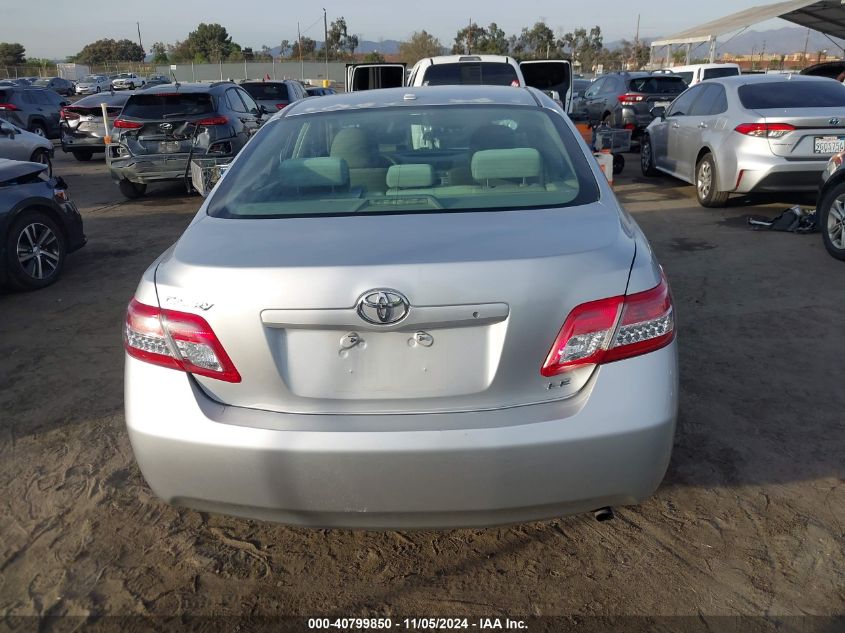 2011 Toyota Camry Le VIN: 4T4BF3EK5BR189180 Lot: 40799850