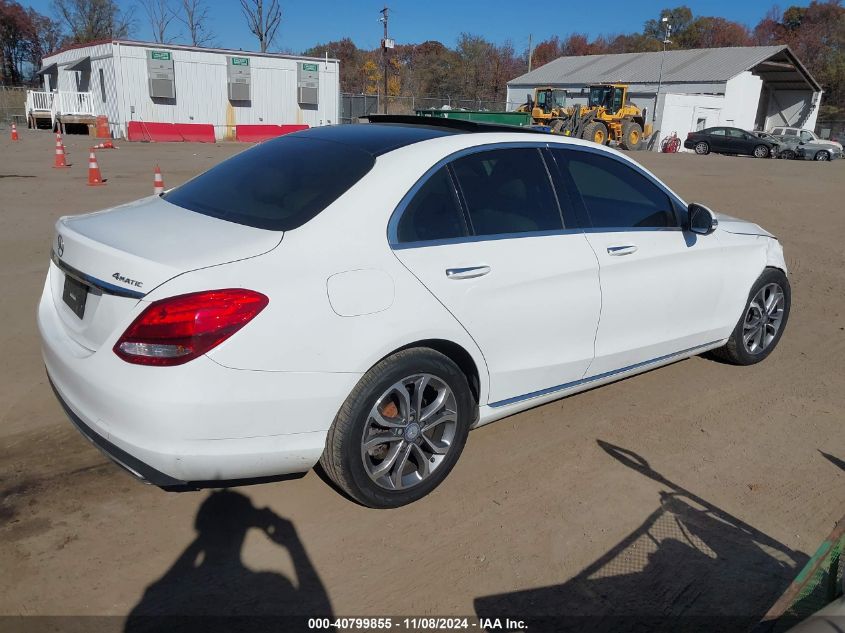 VIN 55SWF4KB5HU209535 2017 Mercedes-Benz C 300, 4Ma... no.4