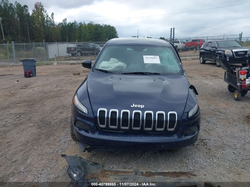 2015 Jeep Cherokee Sport VIN: 1C4PJLAB5FW589727 Lot: 40799865