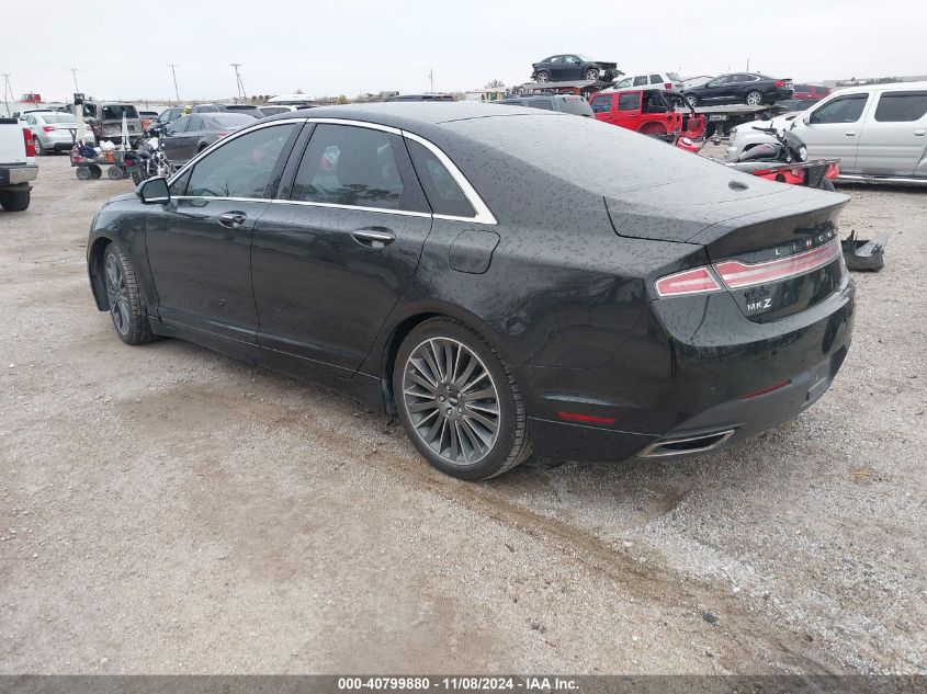 VIN 3LN6L2LU8FR606632 2015 Lincoln Mkz Hybrid no.3