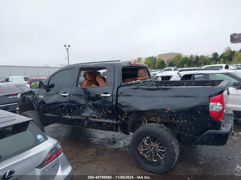 2019 Toyota Tundra Platinum 5.7L V8 VIN: 5TFAY5F1XKX863196 Lot: 40799890