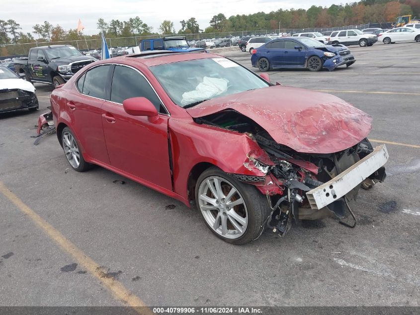 2006 Lexus Is 250 VIN: JTHBK262362005289 Lot: 40799906