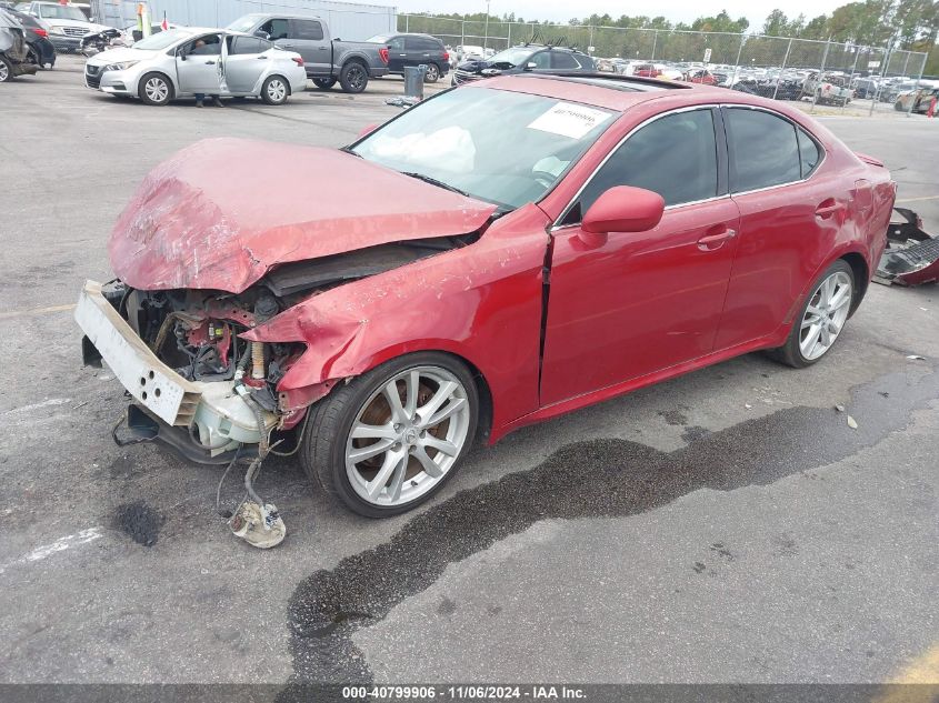 2006 Lexus Is 250 VIN: JTHBK262362005289 Lot: 40799906