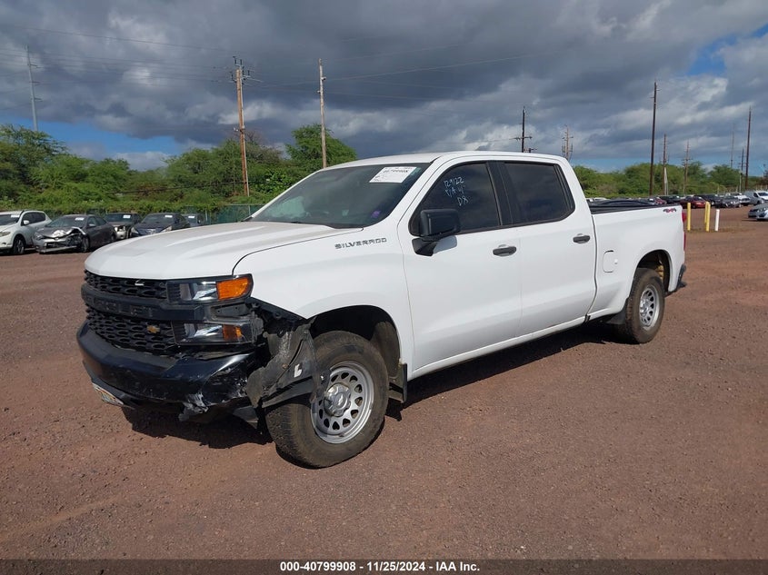 Vin: 3gcuyaef3lg154571, lot: 41289423, chevrolet silverado 1500 4wd  standard bed wt 20202