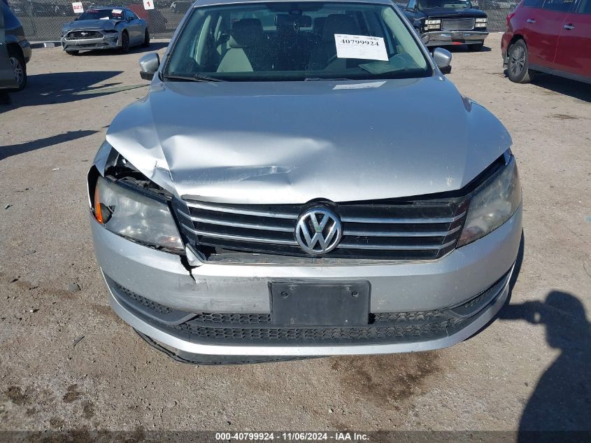 2014 Volkswagen Passat 2.5L Se VIN: 1VWBP7A37EC013806 Lot: 40799924