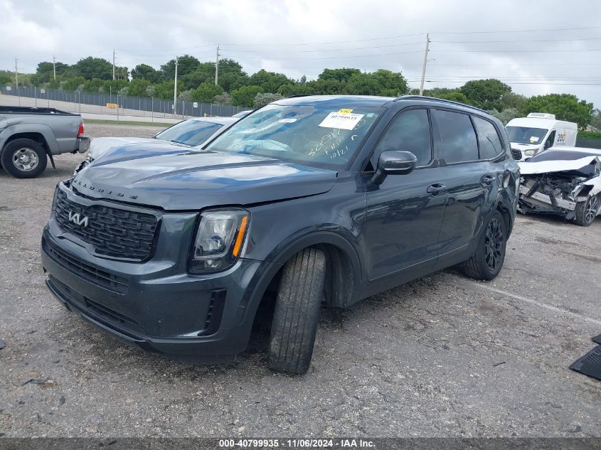 2022 Kia Telluride Ex VIN: 5XYP3DHC8NG270526 Lot: 40799935