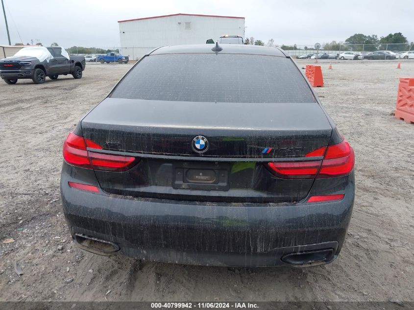 2017 BMW 740I xDrive VIN: WBA7E4C30HGV23399 Lot: 40799942