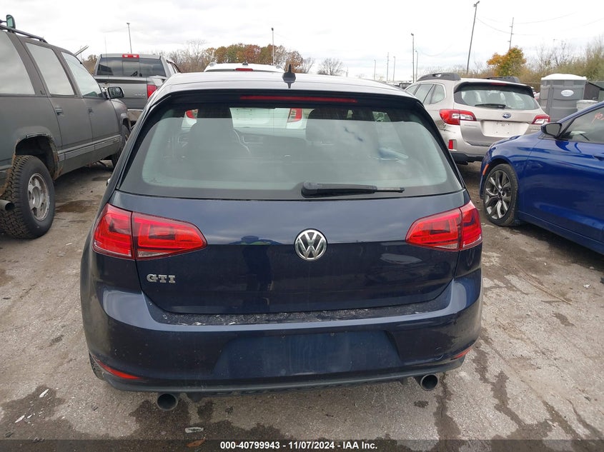 2016 VOLKSWAGEN GOLF GTI SE 4-DOOR - 3VW4T7AU9GM053027