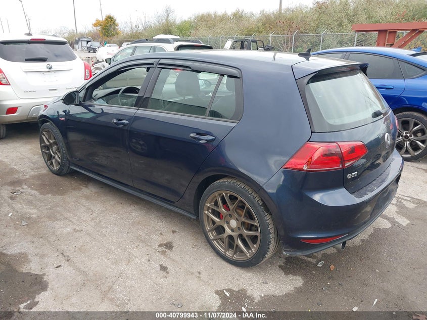 2016 VOLKSWAGEN GOLF GTI SE 4-DOOR - 3VW4T7AU9GM053027