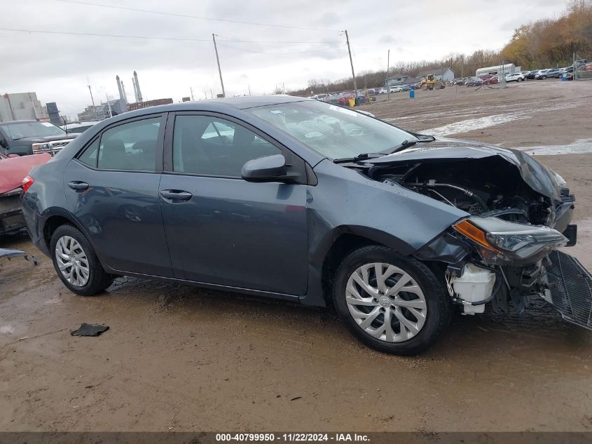 2018 Toyota Corolla Le VIN: 2T1BURHE3JC055437 Lot: 40799950