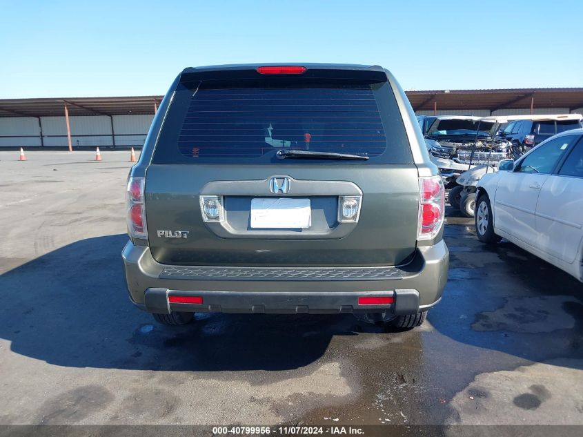 2006 Honda Pilot Lx VIN: 5FNYF28156B035346 Lot: 40799956