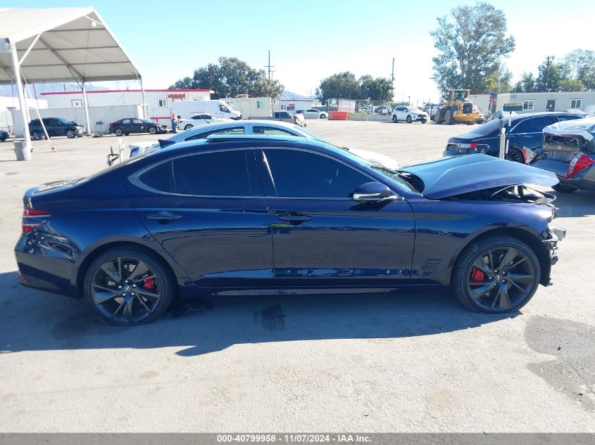 2023 Genesis G70 3.3T Rwd VIN: KMTG54TE8PU125248 Lot: 40799958