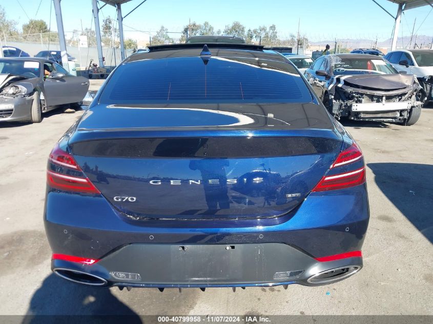 2023 Genesis G70 3.3T Rwd VIN: KMTG54TE8PU125248 Lot: 40799958