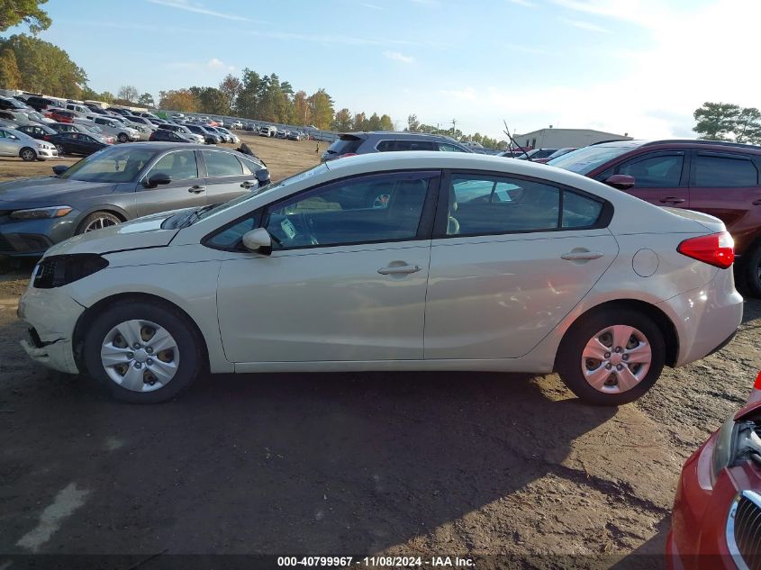 2014 Kia Forte Lx VIN: KNAFK4A6XE5253087 Lot: 40799967