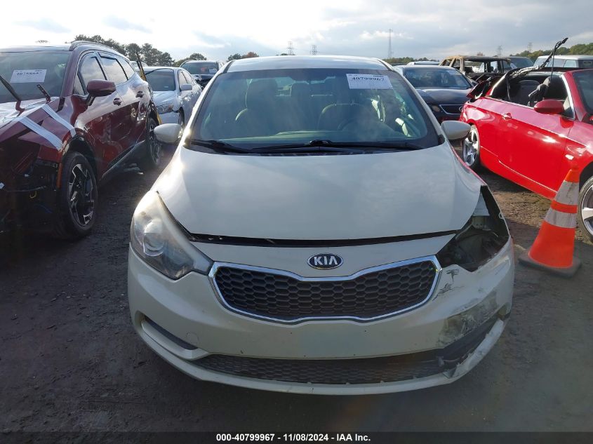 2014 Kia Forte Lx VIN: KNAFK4A6XE5253087 Lot: 40799967